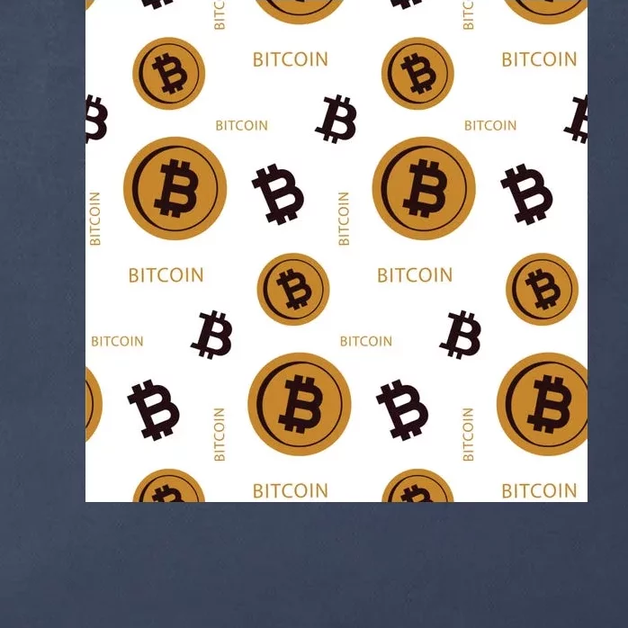 Bitcoin Cryptocurrency Money Zip Tote Bag