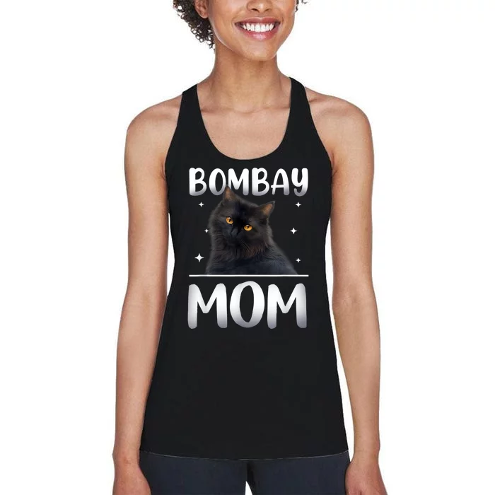 Bombay Cat Mom MotherS Day Women's Racerback Tank