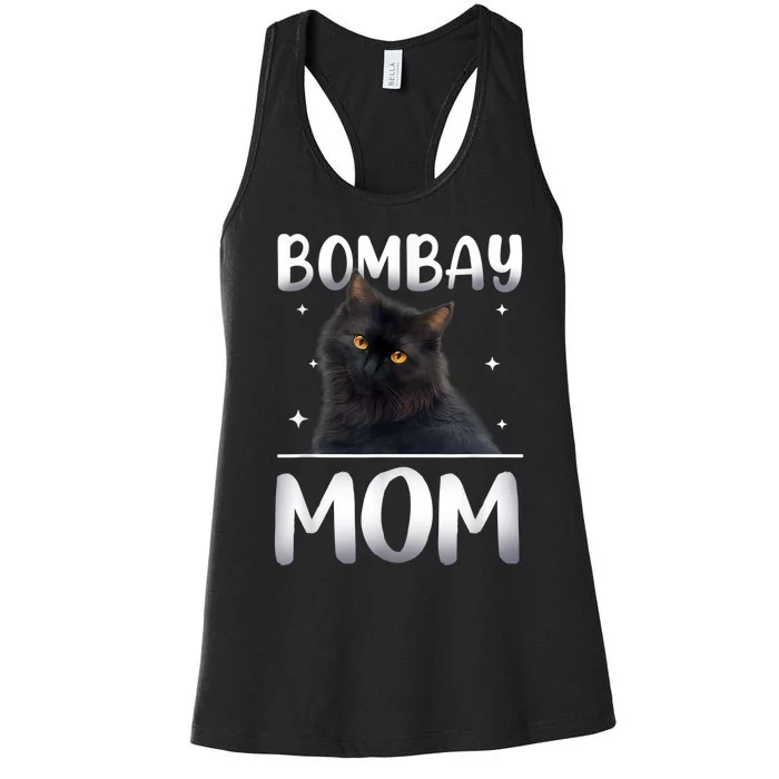 Bombay Cat Mom MotherS Day Women's Racerback Tank