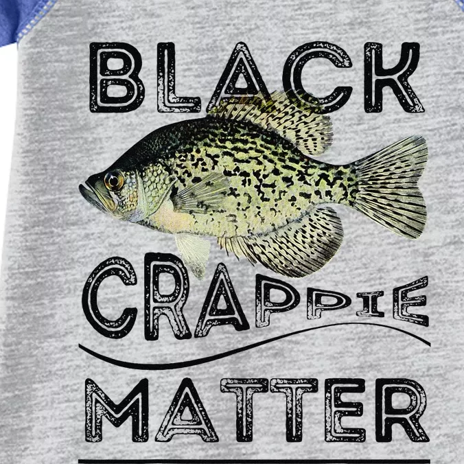 Black Crappie Matter Crappie Fishing Infant Baby Jersey Bodysuit