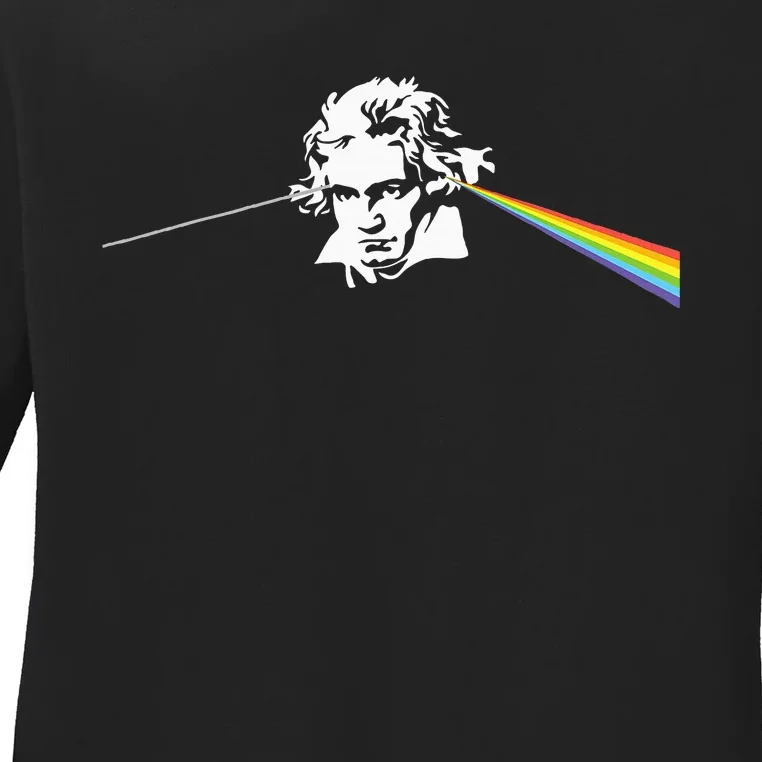 Beethoven Classical Music Composer Teacher Musician Ladies Long Sleeve Shirt