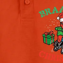 Braaapy Christmas Motocross Dirt Bike Biker Funny Dry Zone Grid Performance Polo