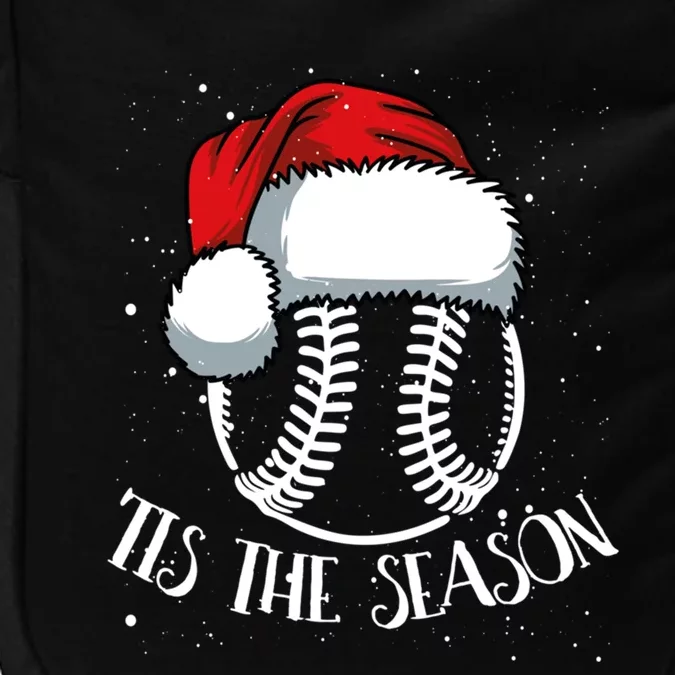 Baseball Christmas Merry Xmas Santa Claus Pitcher Catcher Meaningful Gift Impact Tech Backpack