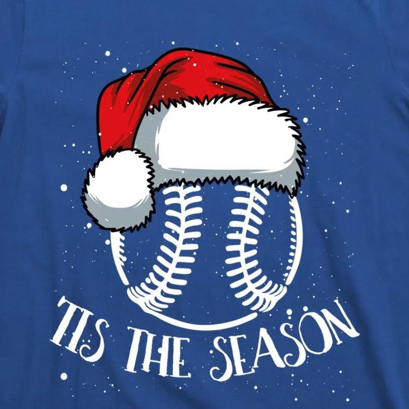 Baseball Christmas Merry Xmas Santa Claus Pitcher Catcher Meaningful Gift T-Shirt