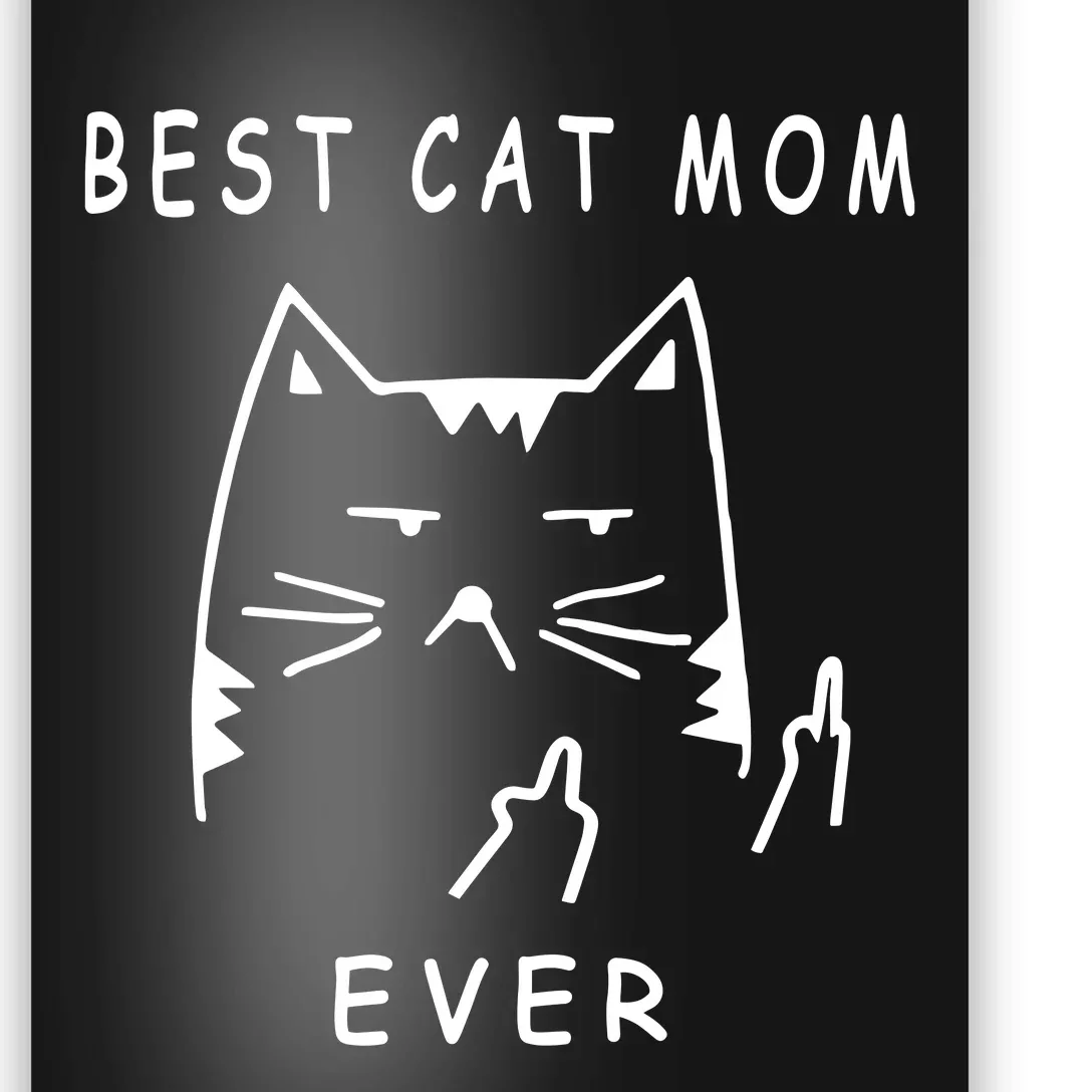 Best Cat Mom Happy Mother Day Kitten Mama Gift Poster