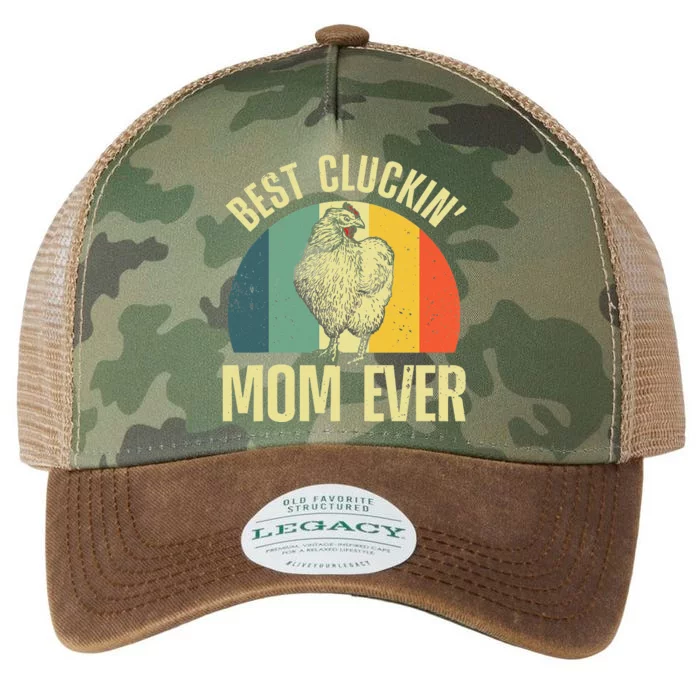 Best Chicken Mom For Cluckin Farm Chicken Lovers Legacy Tie Dye Trucker Hat