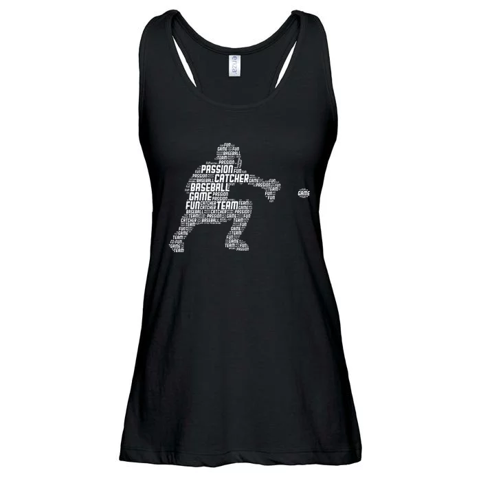 Baseball Catcher Men Kids Ladies Essential Flowy Tank