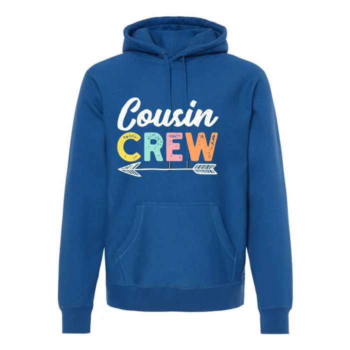 Big Cousins Matching Vintage Cousin Crew Gift Premium Hoodie