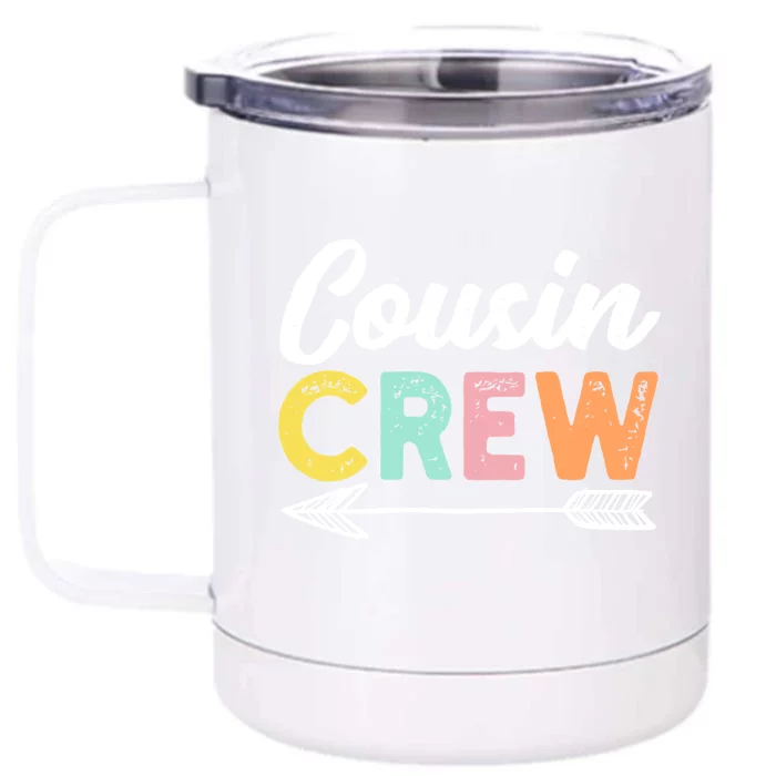 Big Cousins Matching Vintage Cousin Crew Gift Front & Back 12oz Stainless Steel Tumbler Cup