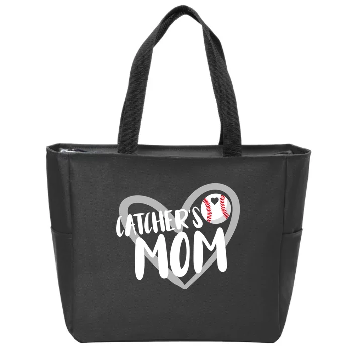 Baseball Catcher's Mom Zip Tote Bag