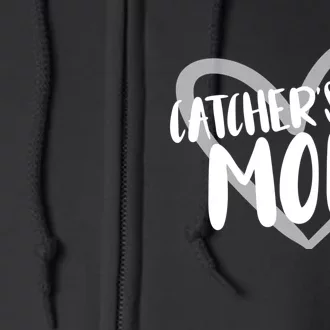 Baseball Catcher's Mom Full Zip Hoodie