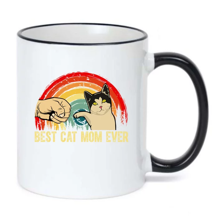 Best Cat Mom Ever Funny Pet Cat Lover Mother's Day Funny Gift Black Color Changing Mug