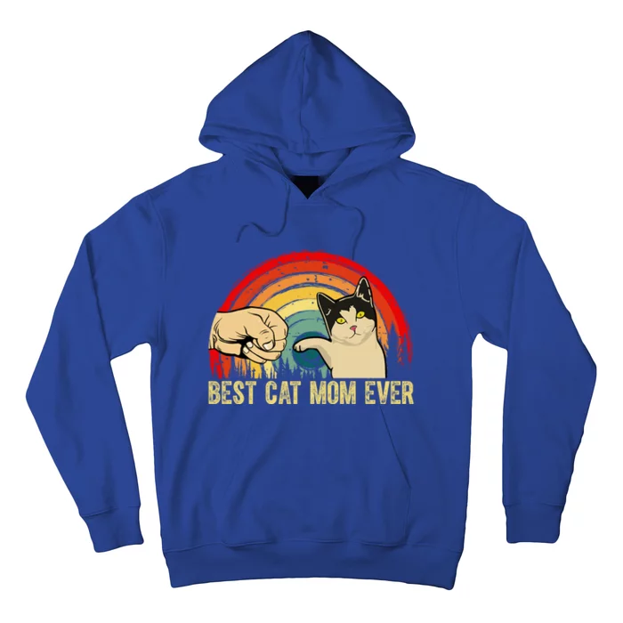 Best Cat Mom Ever Funny Pet Cat Lover Mother's Day Funny Gift Hoodie