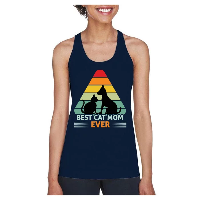 Best Cat Mom Ever Women's Racerback Tank