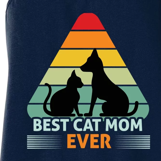 Best Cat Mom Ever Women's Racerback Tank