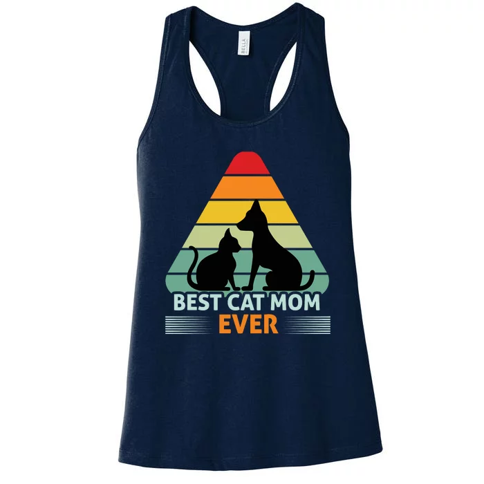 Best Cat Mom Ever Women's Racerback Tank