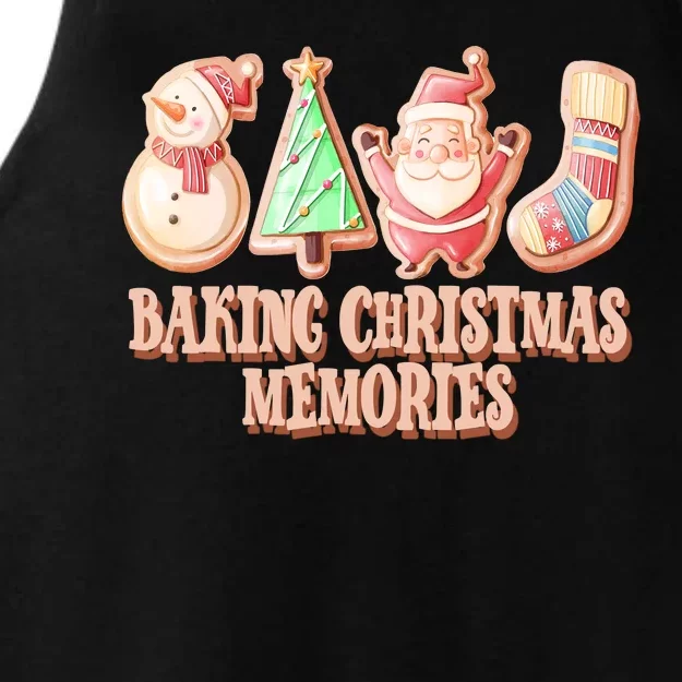 Baking Christmas Memories Cute Holiday Ladies Tri-Blend Wicking Tank