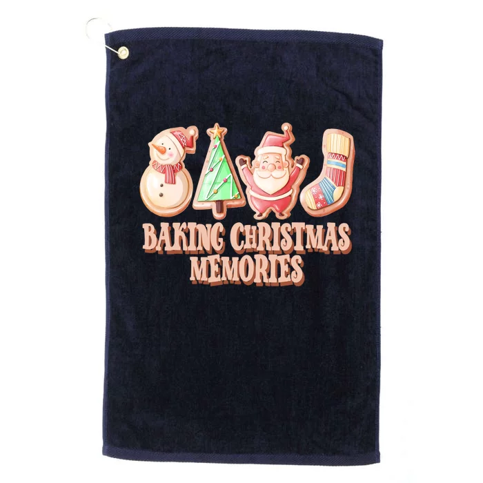 Baking Christmas Memories Cute Holiday Platinum Collection Golf Towel