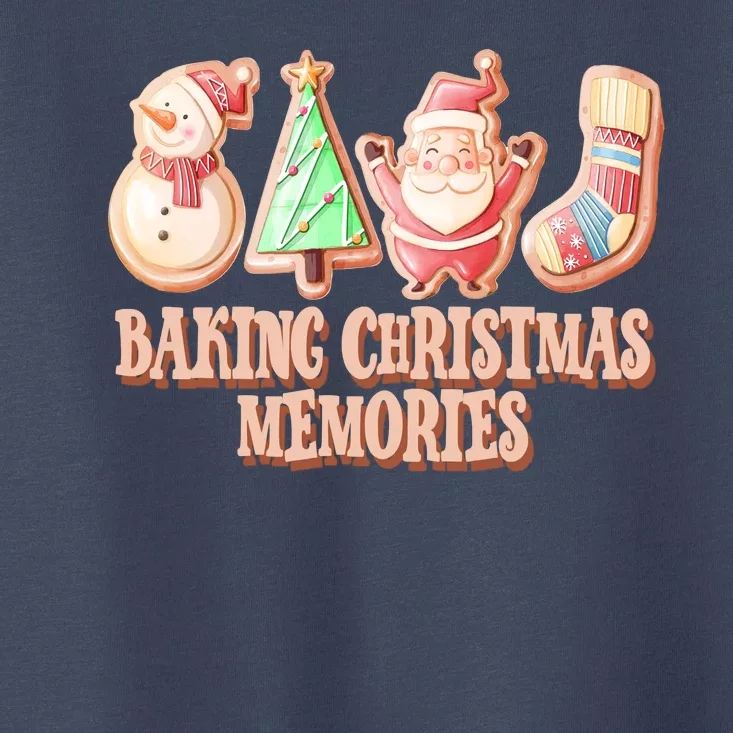 Baking Christmas Memories Cute Holiday Toddler T-Shirt