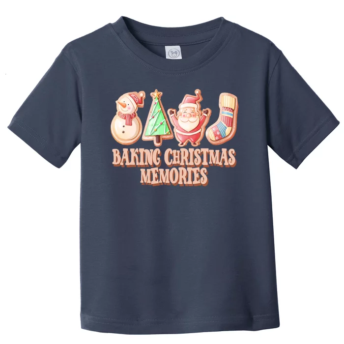 Baking Christmas Memories Cute Holiday Toddler T-Shirt