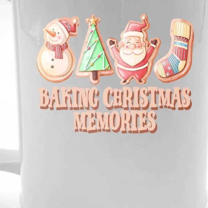 Baking Christmas Memories Cute Holiday Front & Back Beer Stein