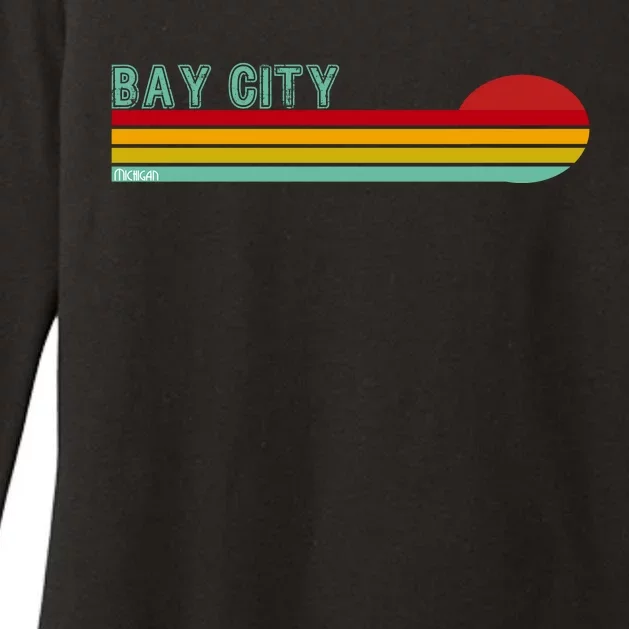 Bay City Michigan Womens CVC Long Sleeve Shirt