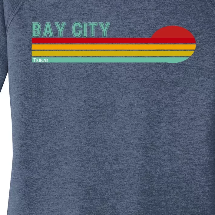 Bay City Michigan Women's Perfect Tri Tunic Long Sleeve Shirt