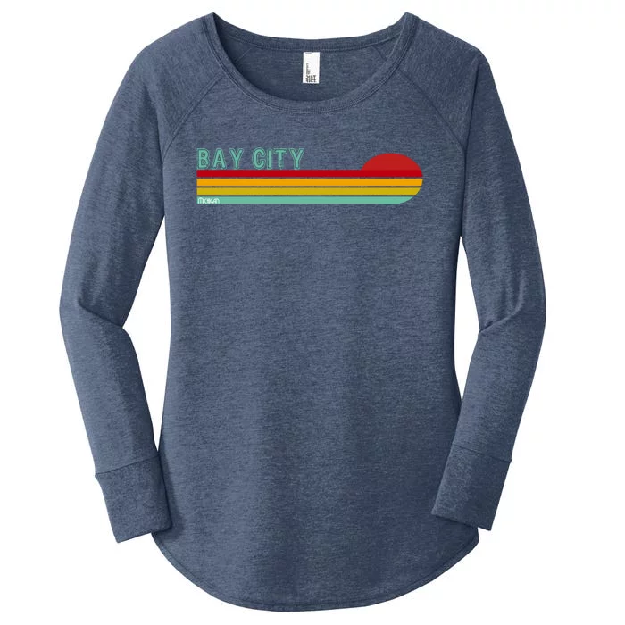 Bay City Michigan Women's Perfect Tri Tunic Long Sleeve Shirt