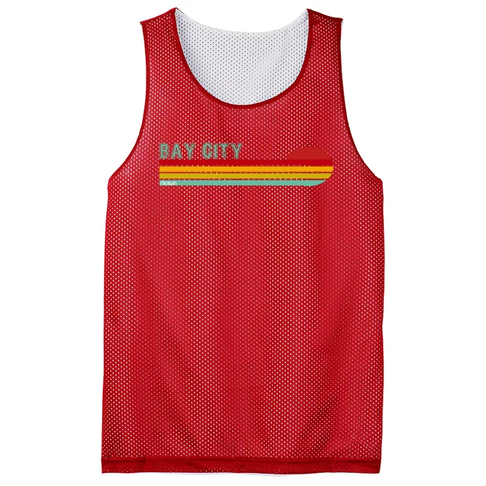 Bay City Michigan Mesh Reversible Basketball Jersey Tank