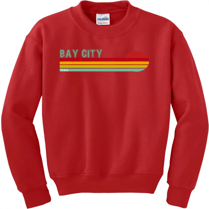 Bay City Michigan Kids Sweatshirt