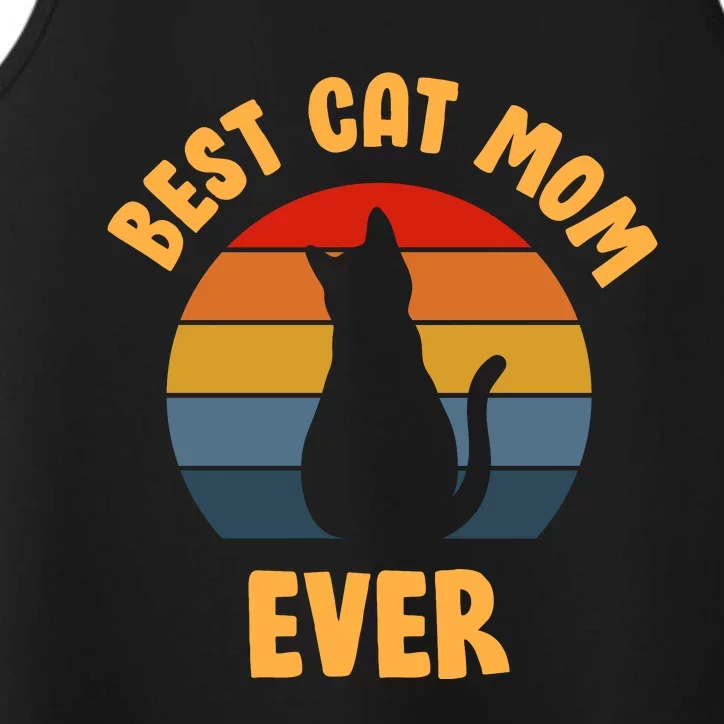 Best Cat Mom Ever Performance Tank