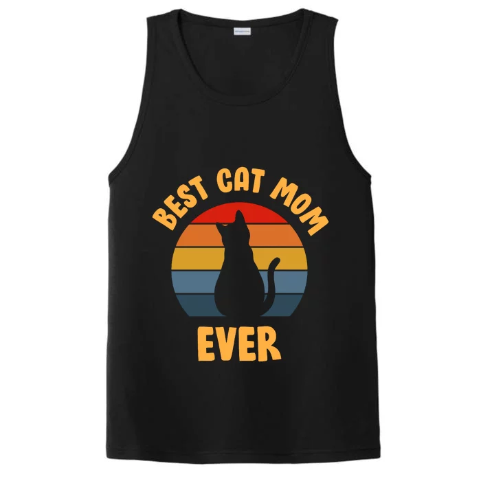 Best Cat Mom Ever Performance Tank