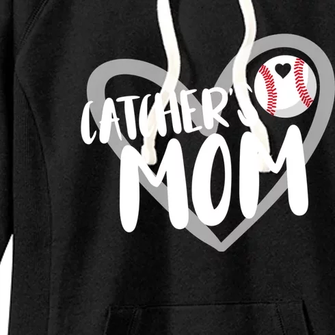 Baseball Catcher's Mom Women's Fleece Hoodie