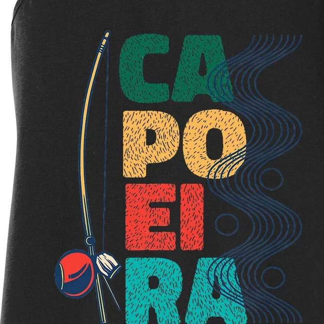 Berimbau Capoeira Music Instrument Brazil Women's Racerback Tank