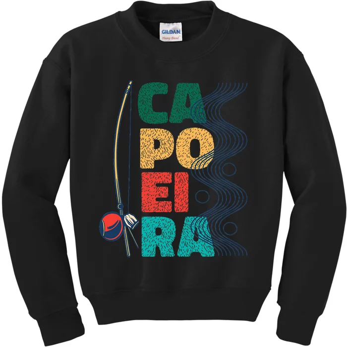 Berimbau Capoeira Music Instrument Brazil Kids Sweatshirt