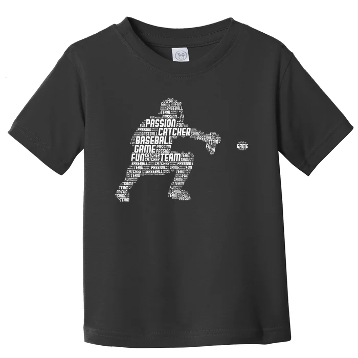 Baseball Catcher Men Kids Toddler T-Shirt