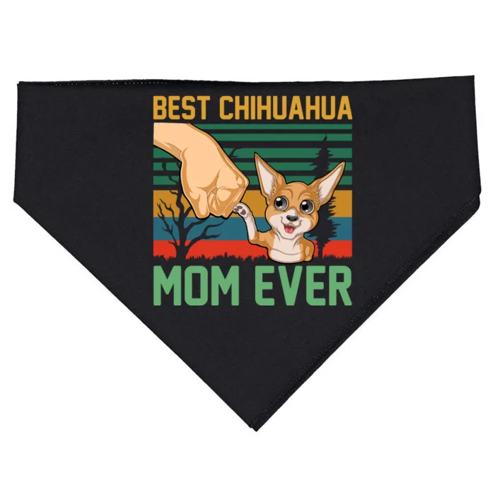 Best Chihuahua Mom Ever USA-Made Doggie Bandana