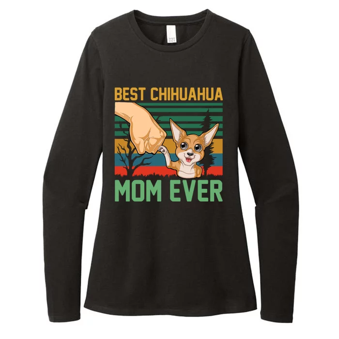 Best Chihuahua Mom Ever Womens CVC Long Sleeve Shirt