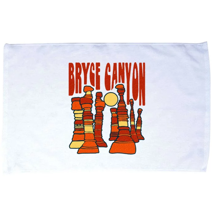 Bryce Canyon National Park Vintage Hoo Doo Retro Graphic Microfiber Hand Towel