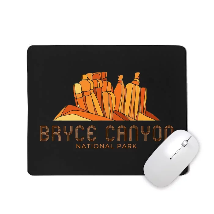 Bryce Canyon National Park Utah Hoodoos Formed Mousepad