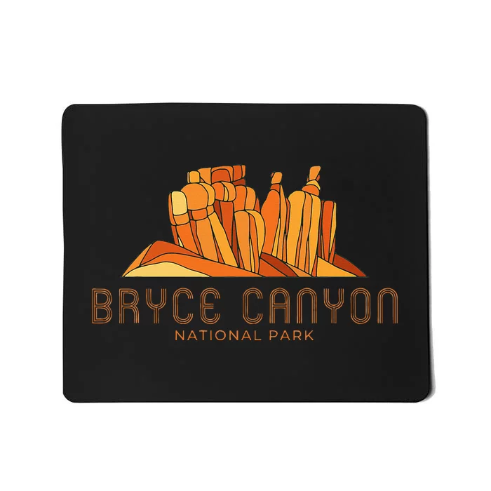 Bryce Canyon National Park Utah Hoodoos Formed Mousepad