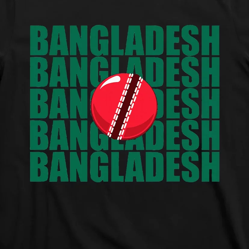 Bangladesh Cricket National Team Flag T-Shirt