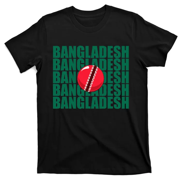 Bangladesh Cricket National Team Flag T-Shirt