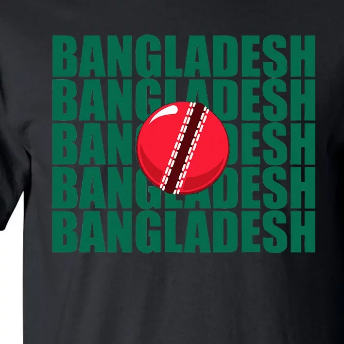 Bangladesh Cricket National Team Flag Tall T-Shirt