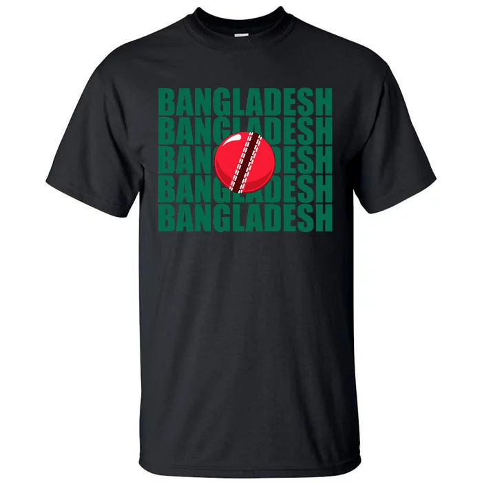 Bangladesh Cricket National Team Flag Tall T-Shirt