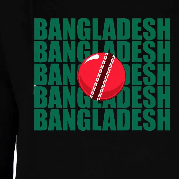 Bangladesh Cricket National Team Flag Womens Funnel Neck Pullover Hood