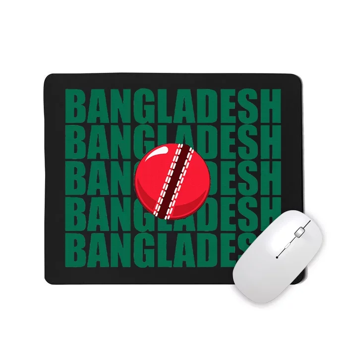 Bangladesh Cricket National Team Flag Mousepad