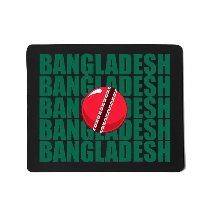 Bangladesh Cricket National Team Flag Mousepad