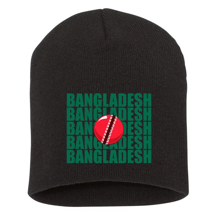 Bangladesh Cricket National Team Flag Short Acrylic Beanie