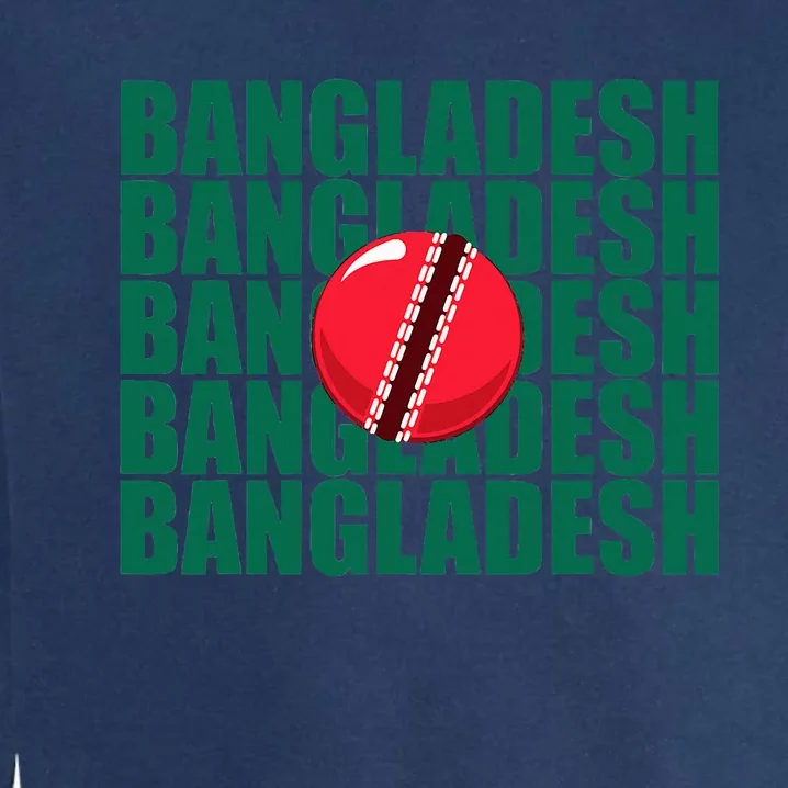 Bangladesh Cricket National Team Flag Garment-Dyed Sweatshirt